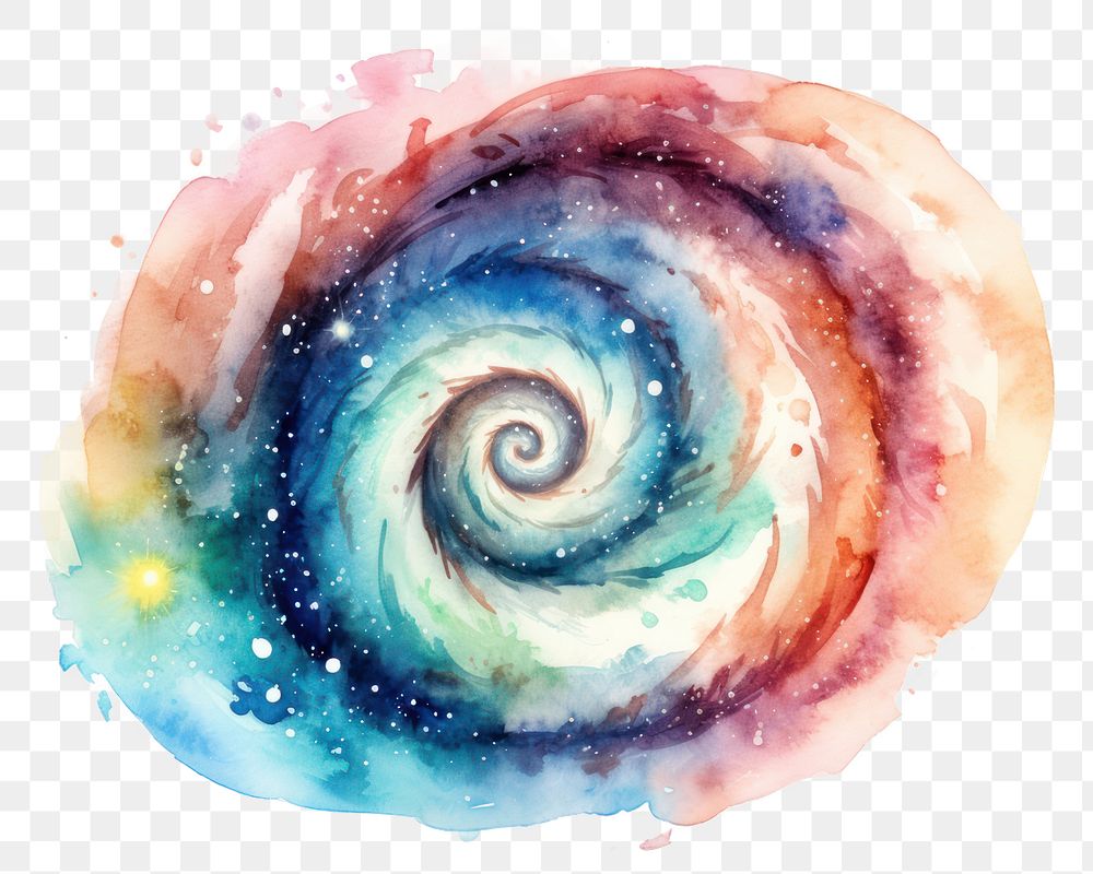 PNG Spiral drawing galaxy white background. AI generated Image by rawpixel.