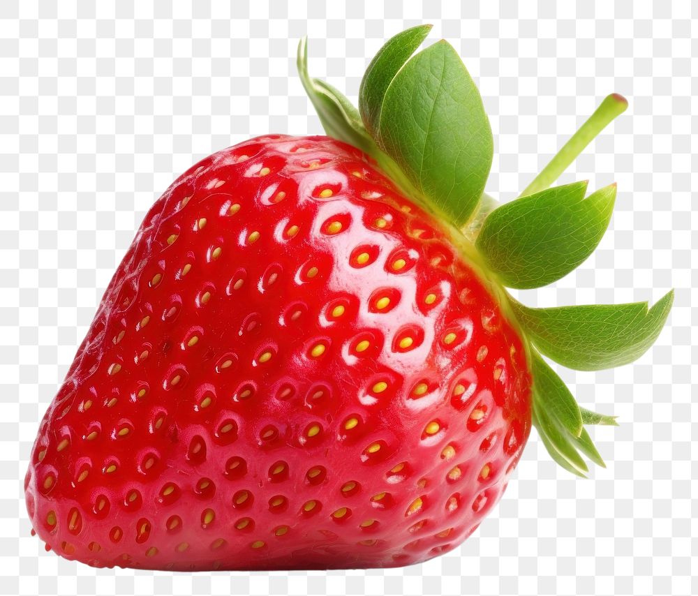 PNG Strawberry strawberry fruit plant. AI generated Image by rawpixel.