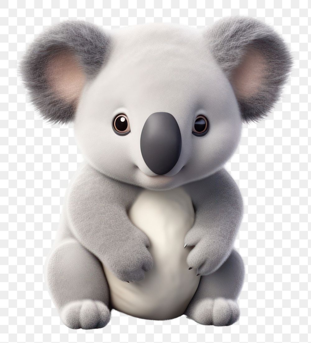 PNG Australia koala mammal plush. 