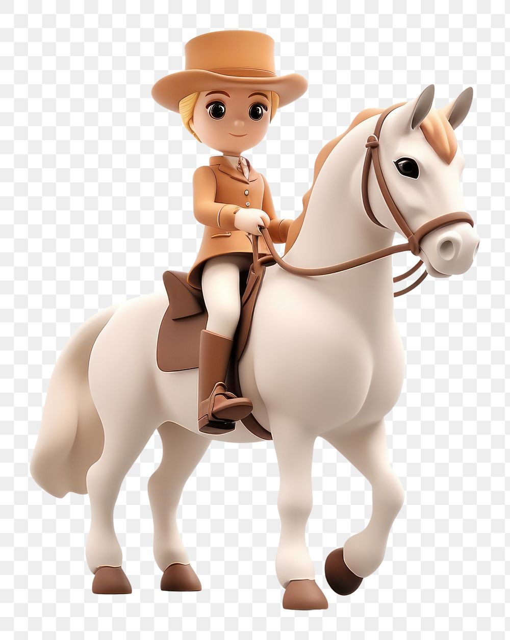 PNG Horse riding figurine mammal animal. AI generated Image by rawpixel.