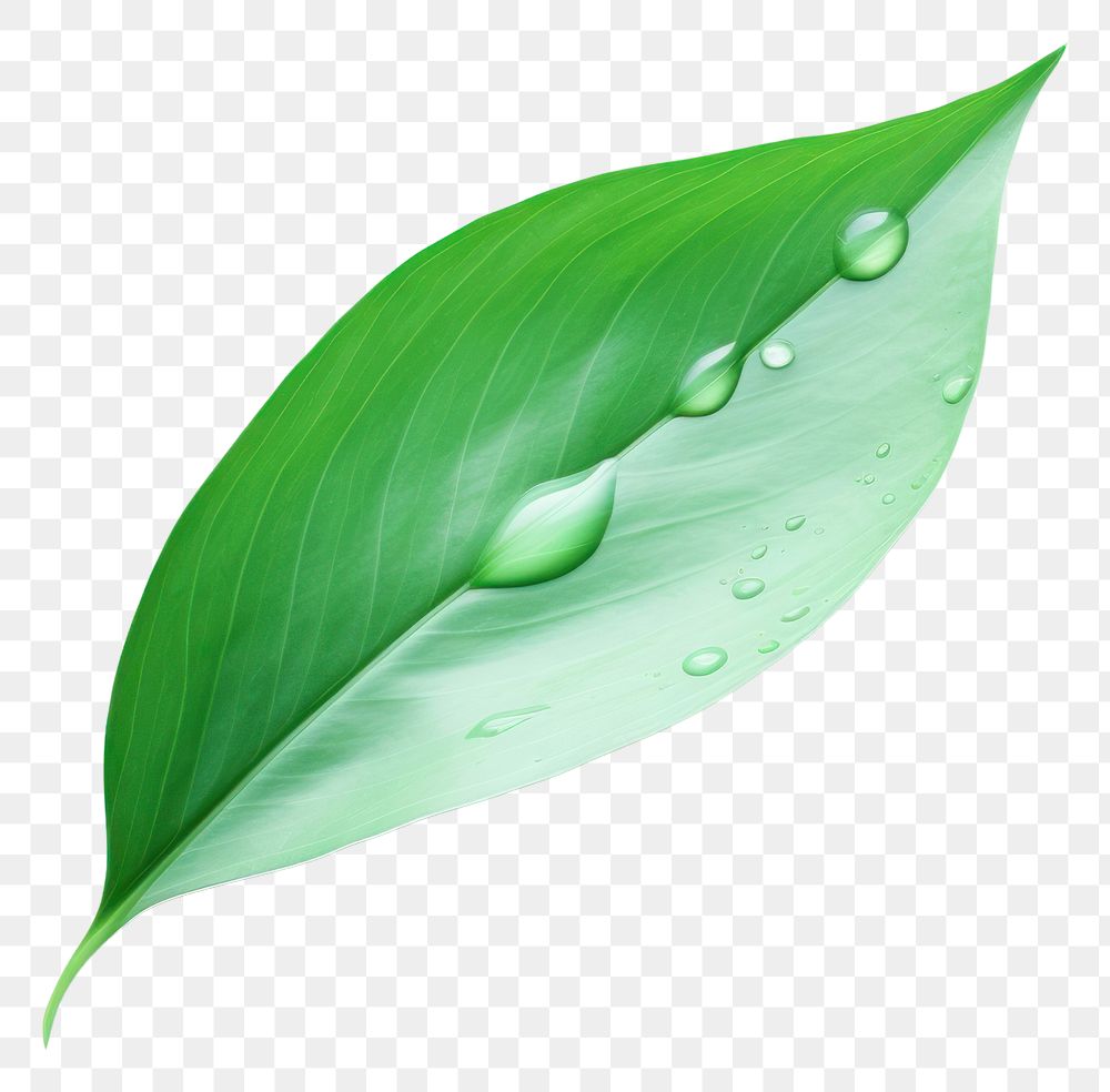 PNG Leaf droplet plant green. 