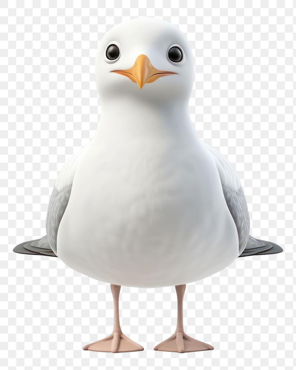 PNG Seagull penguin animal bird. AI generated Image by rawpixel.