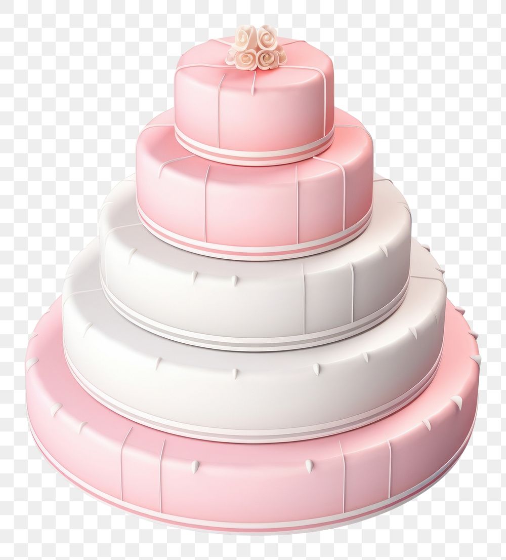 PNG  Weding cake dessert pink white background. AI generated Image by rawpixel.