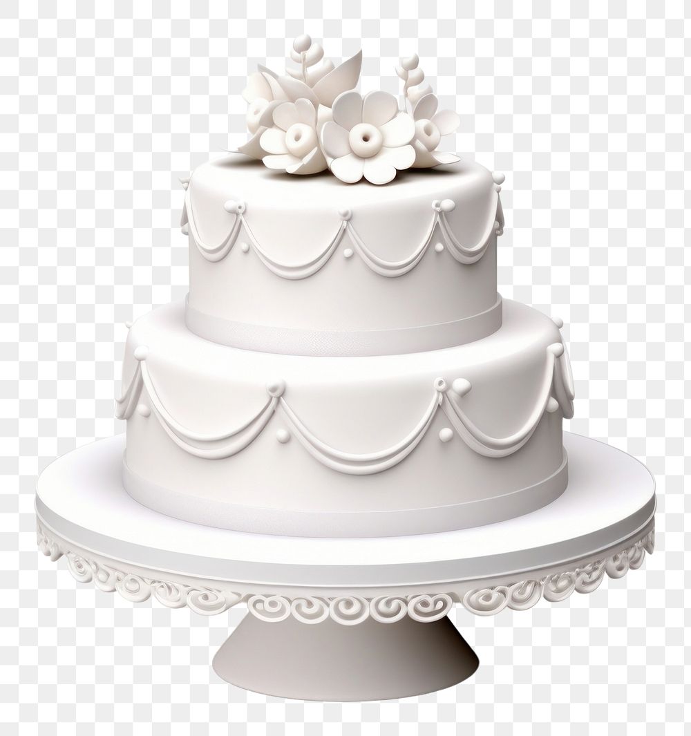 PNG  Weding cake dessert wedding cream. AI generated Image by rawpixel.