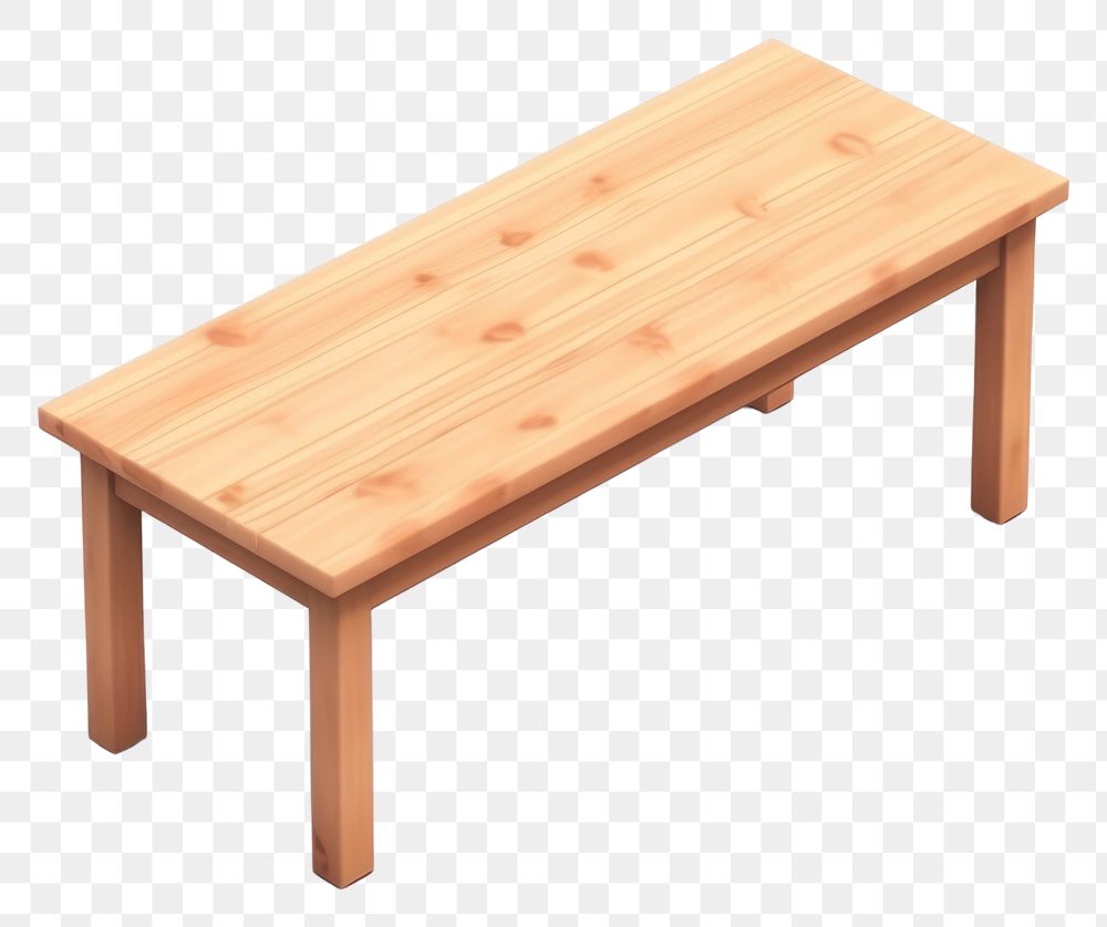 PNG Wooden long table wood furniture bench. 