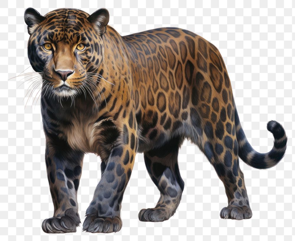 PNG Majestic panter wildlife leopard animal. AI generated Image by rawpixel.