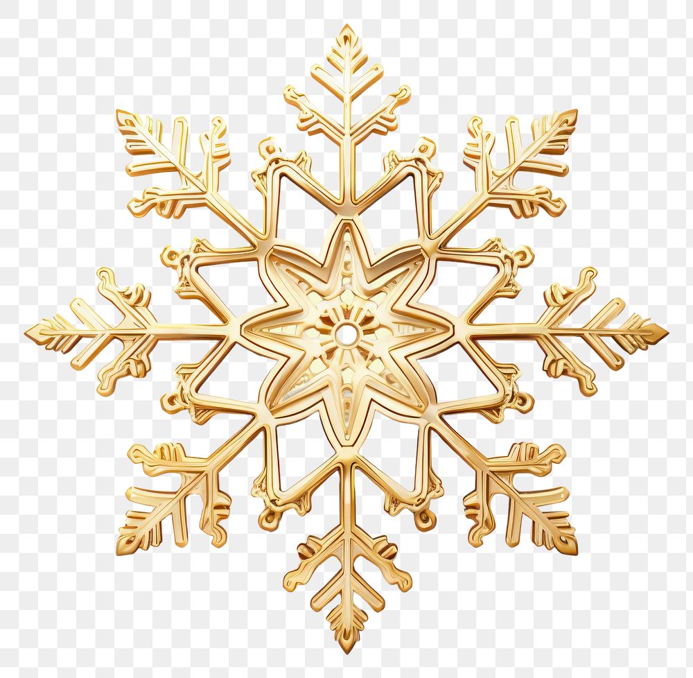 PNG Snowflake celebration decoration christmas. 