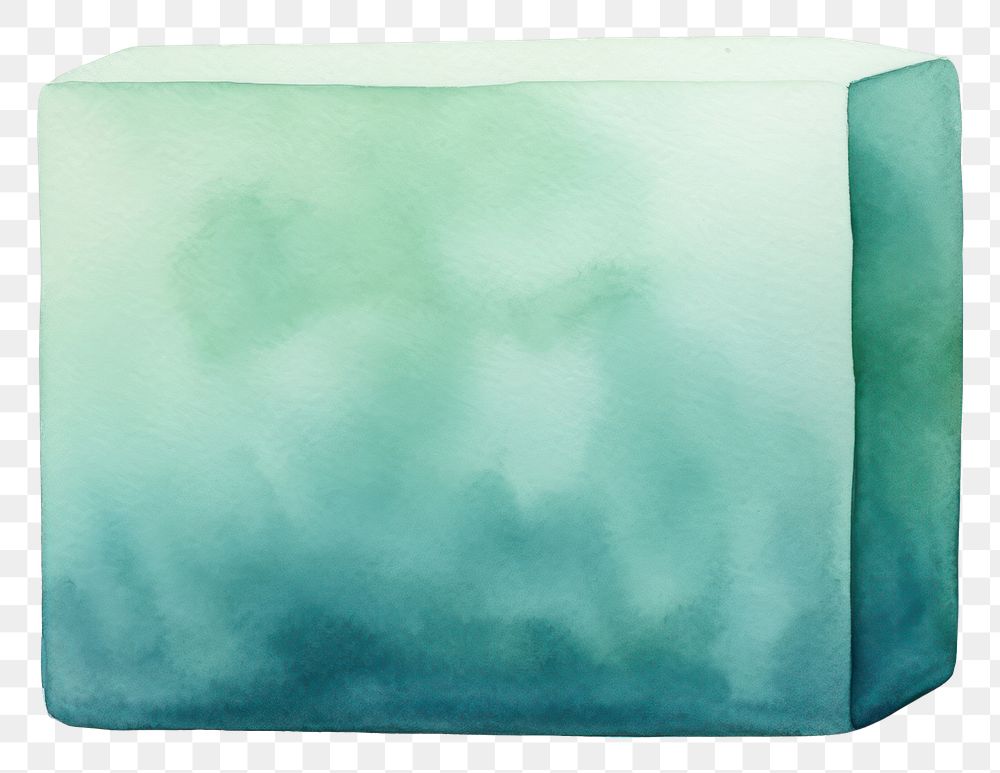 PNG Turquoise rectangle green paper. AI generated Image by rawpixel.