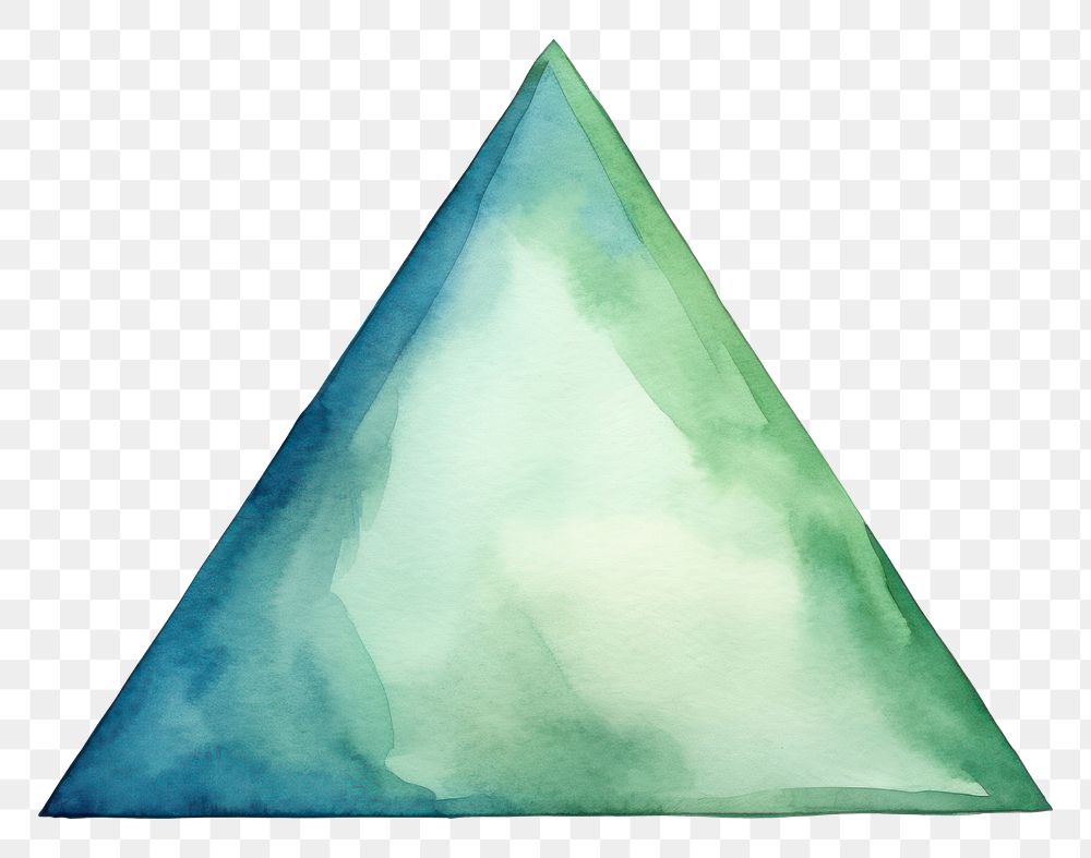 PNG Shape triangle green  