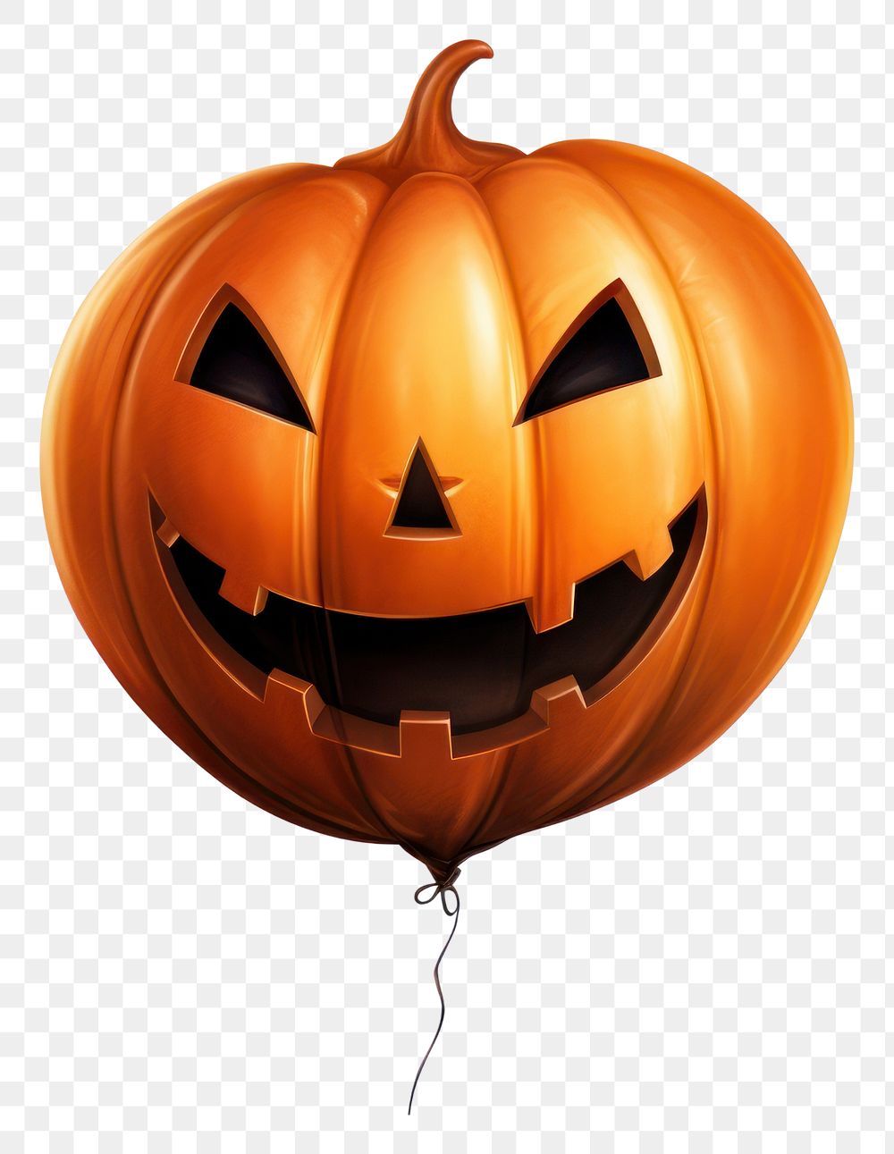 PNG  Pumpkin white background anthropomorphic jack-o'-lantern. AI generated Image by rawpixel.