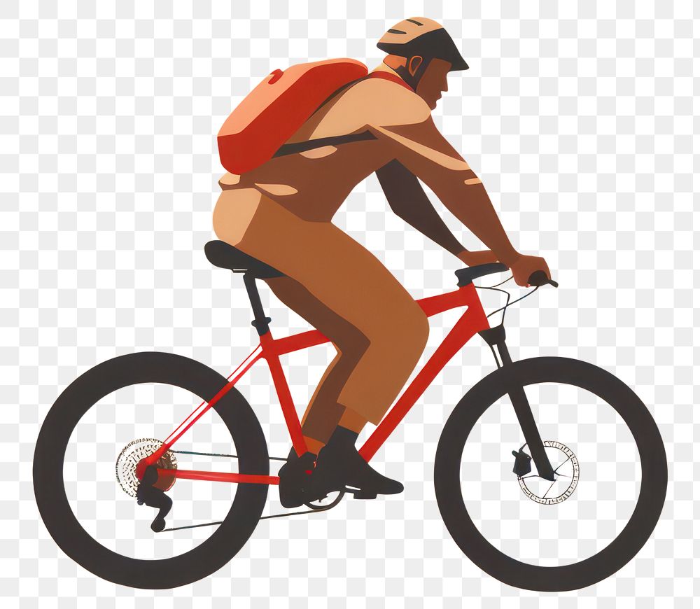 PNG Asian man biking bicycle vehicle cycling. AI generated Image by rawpixel.