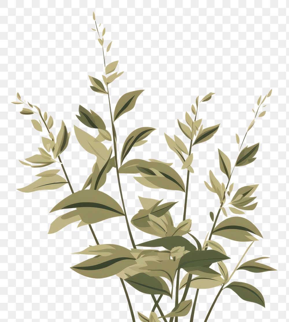 PNG Herbs plant leaf medicine graphics. AI generated Image by rawpixel.