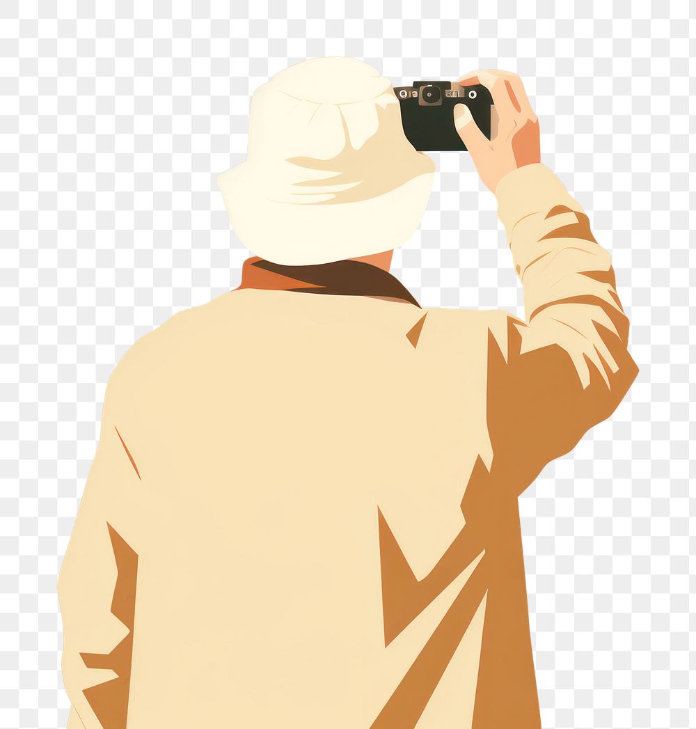 PNG Senior taking a photo adult photographing photographer. AI generated Image by rawpixel.
