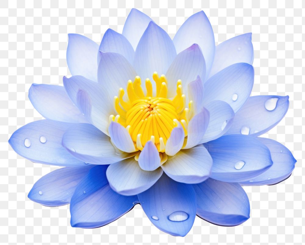 PNG Blue water lily | Free PNG - rawpixel