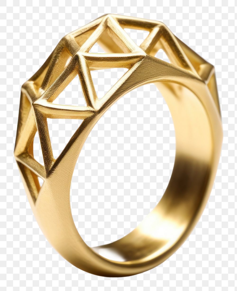 PNG Ring gold jewelry white background. AI generated Image by rawpixel.