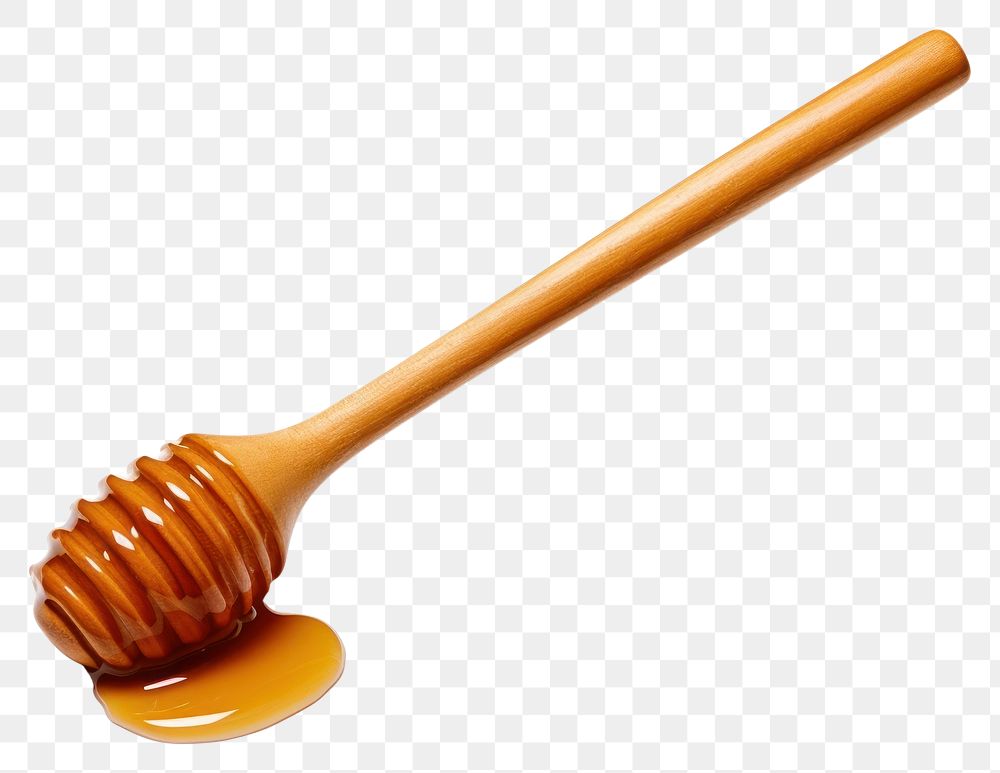 PNG Honey dipper spoon white background silverware. AI generated Image by rawpixel.
