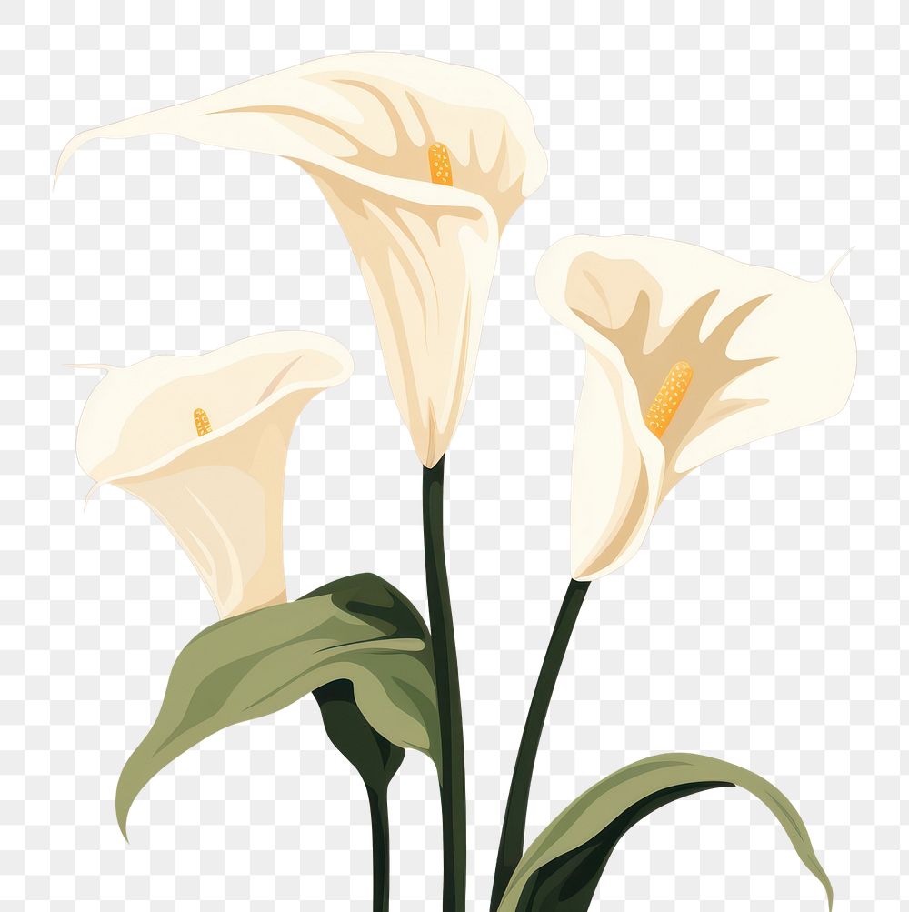 PNG Calla lilly flower plant petal lily. 