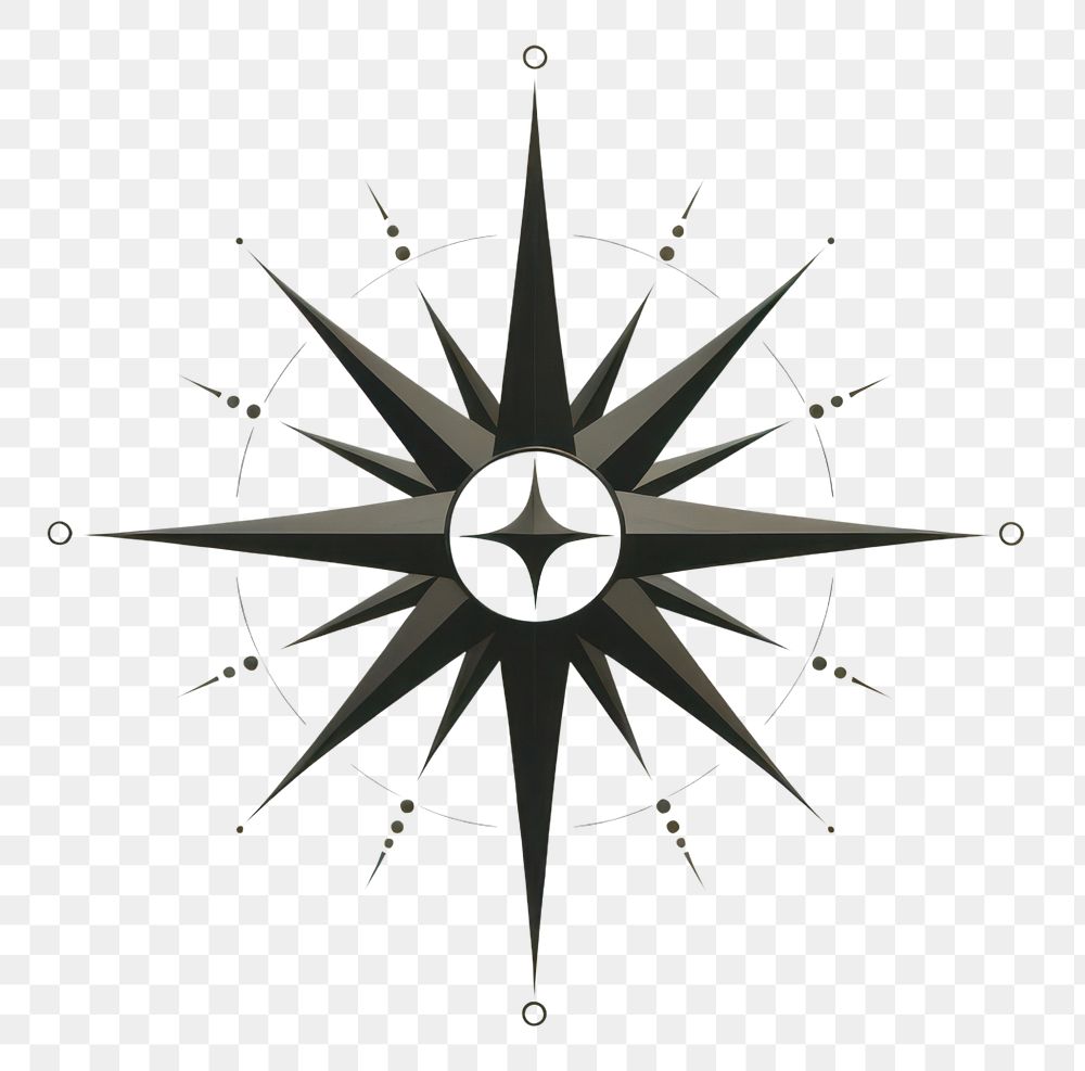 PNG Compass pattern circle sketch. AI generated Image by rawpixel.