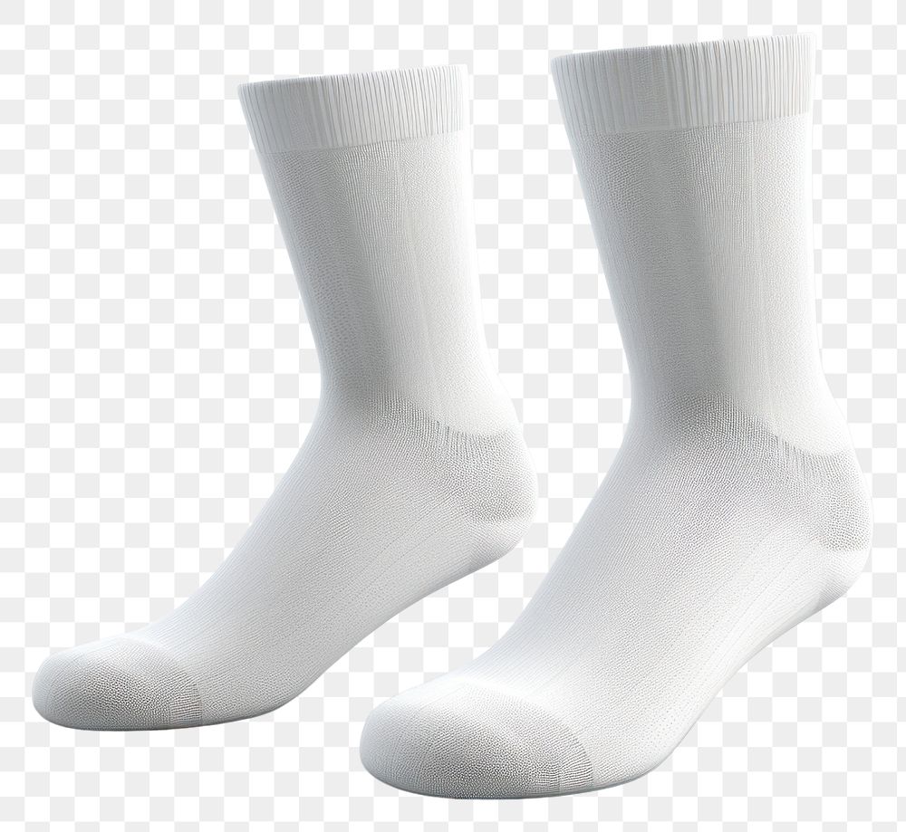 PNG Socks sock white footwear. AI generated Image by rawpixel.