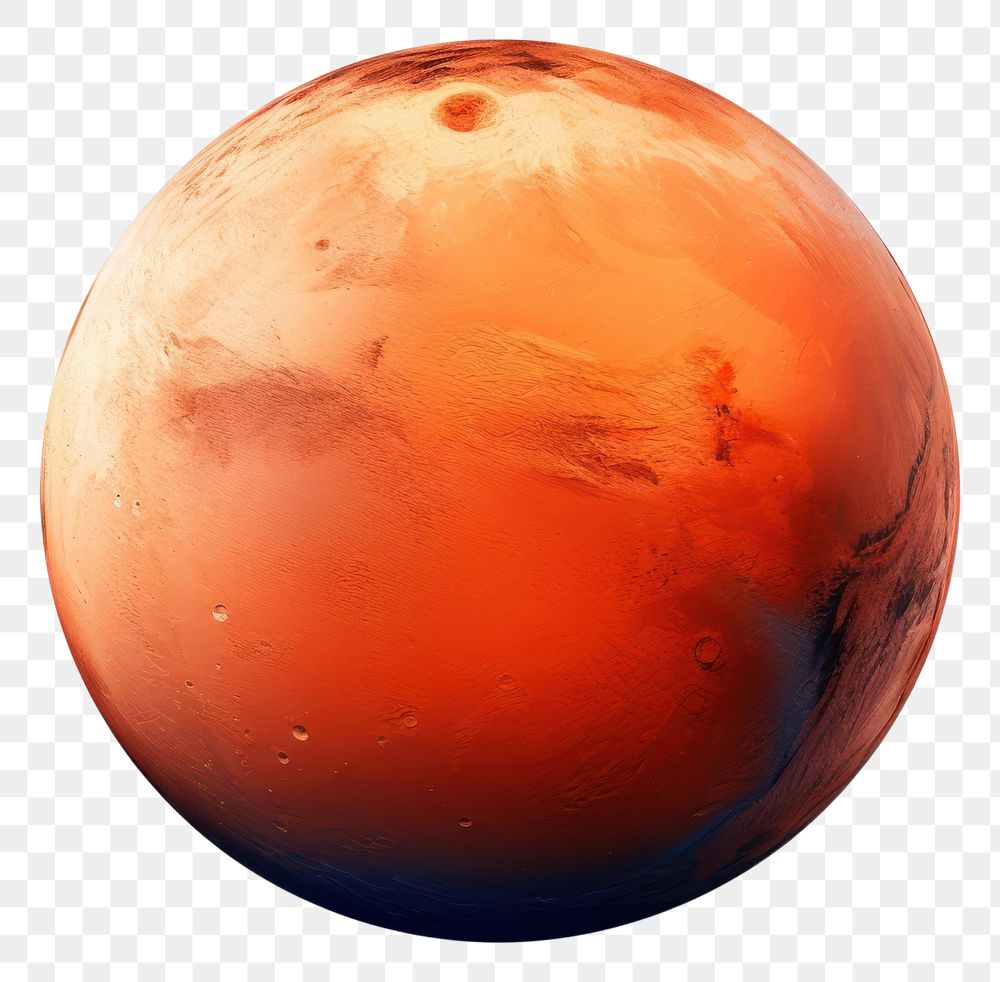 PNG Planet mars sphere space. AI generated Image by rawpixel.