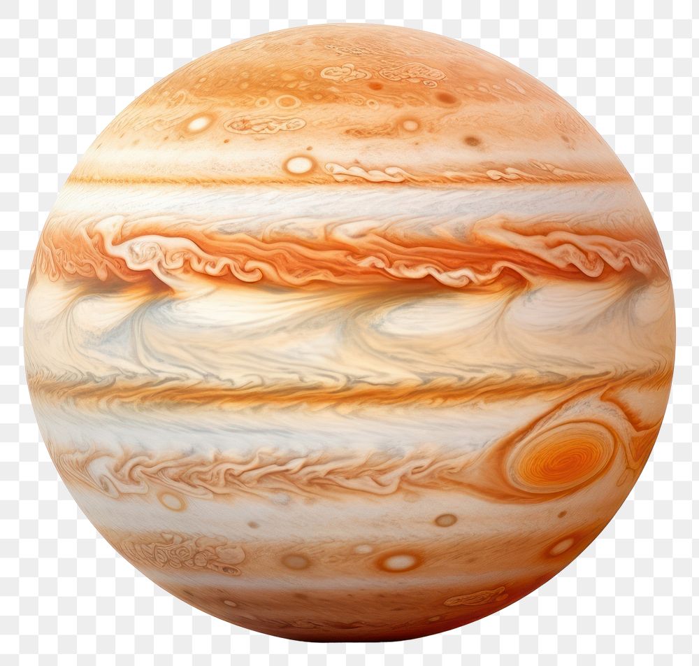 PNG Planet jupiter space white background. AI generated Image by rawpixel.