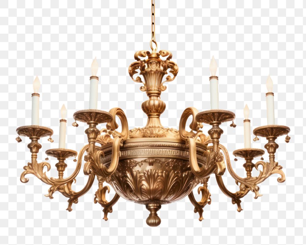 PNG Chandelier lamp architecture decoration. 