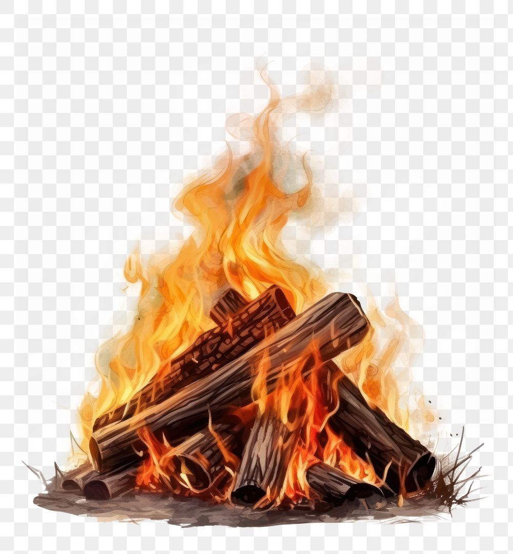 PNG Fireplace bonfire firewood campfire