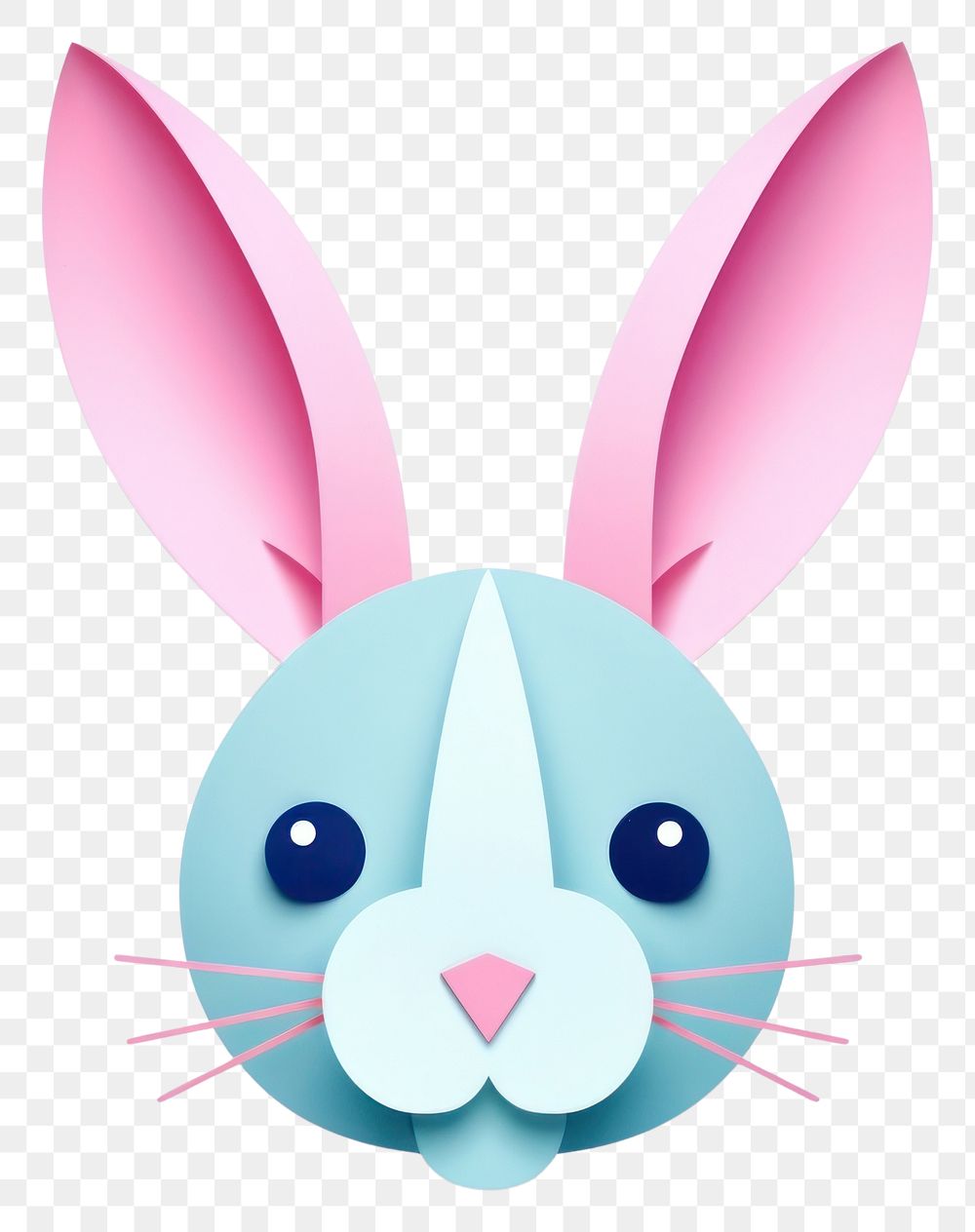 PNG Bunny animal mammal paper. AI generated Image by rawpixel.