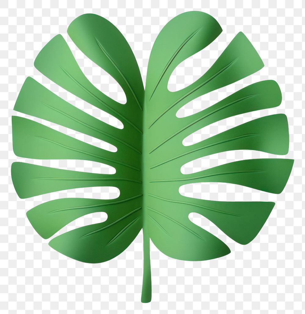 PNG Green Tropical leave plant green leaf. AI generated Image by rawpixel.