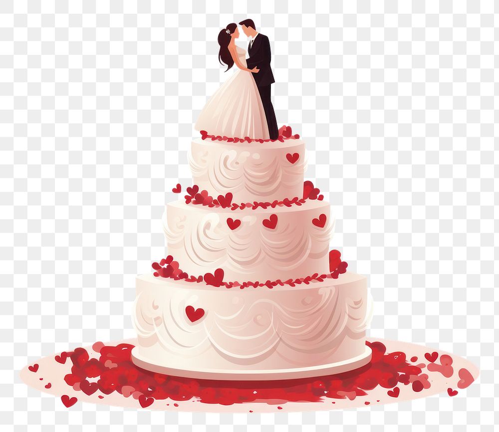 PNG Wedding cake dessert bride food. AI generated Image by rawpixel.