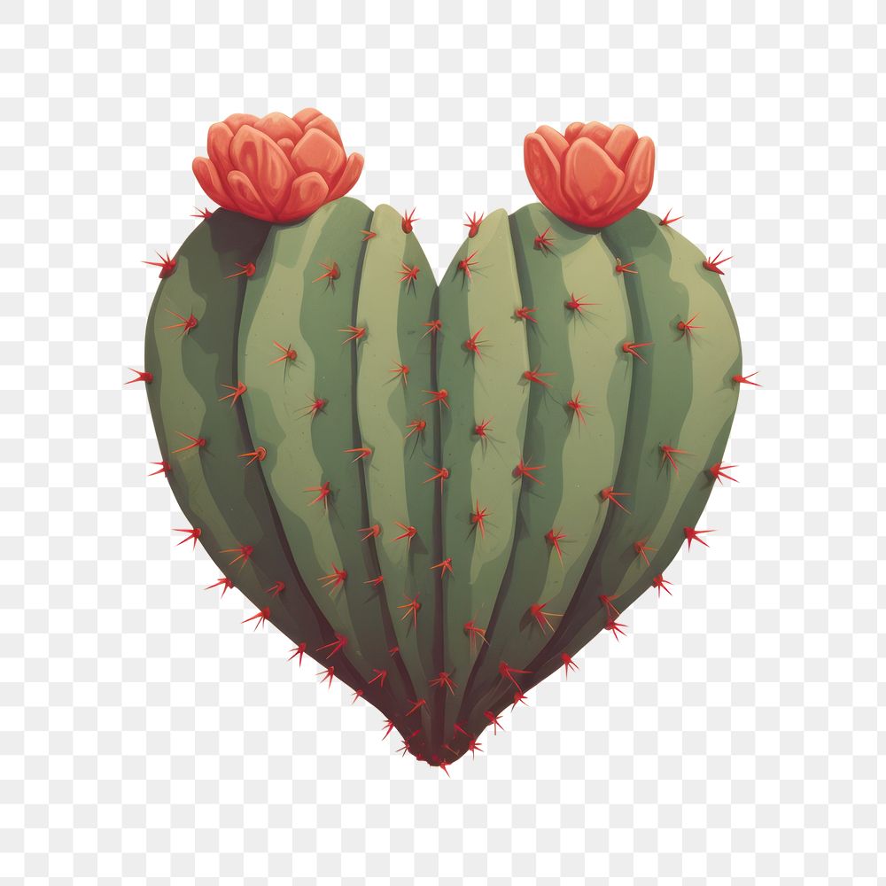 PNG Heart cactus plant heart creativity. 