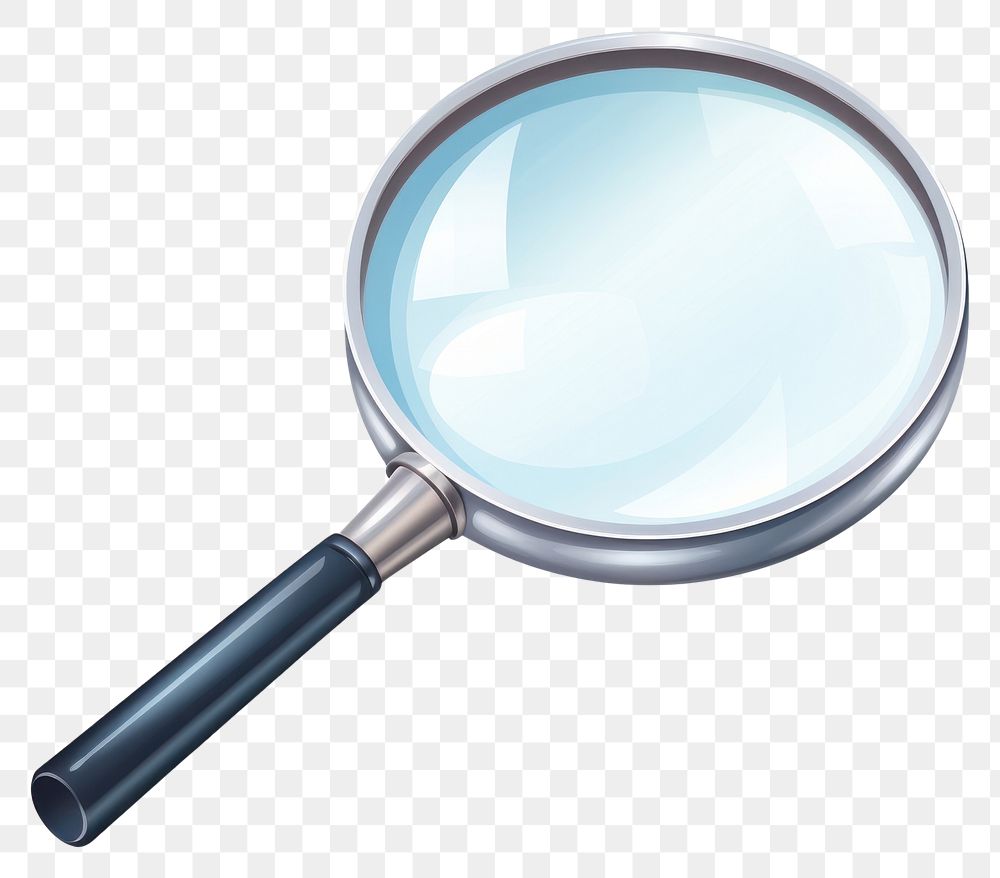 PNG Magnifying glass vector white background discovery. 