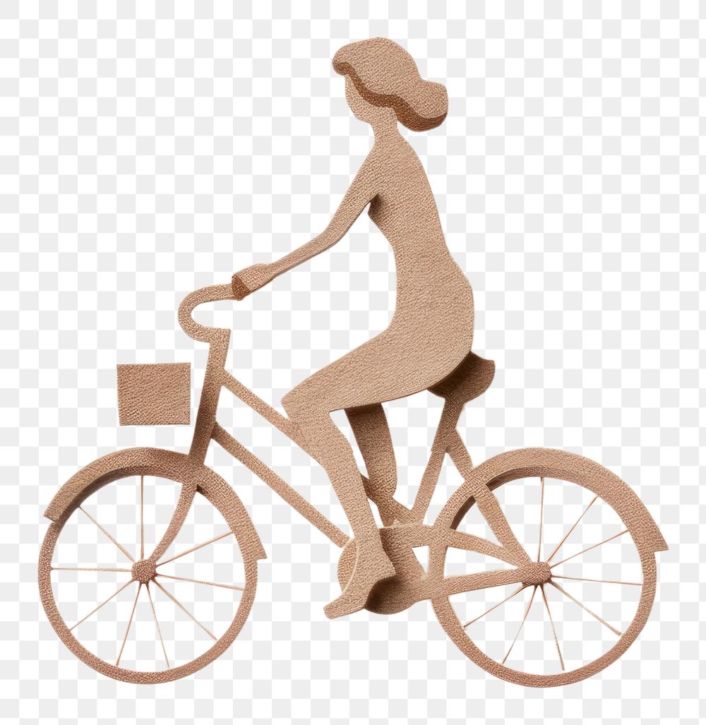 PNG Woman tricycle bicycle vehicle. AI generated Image by rawpixel.