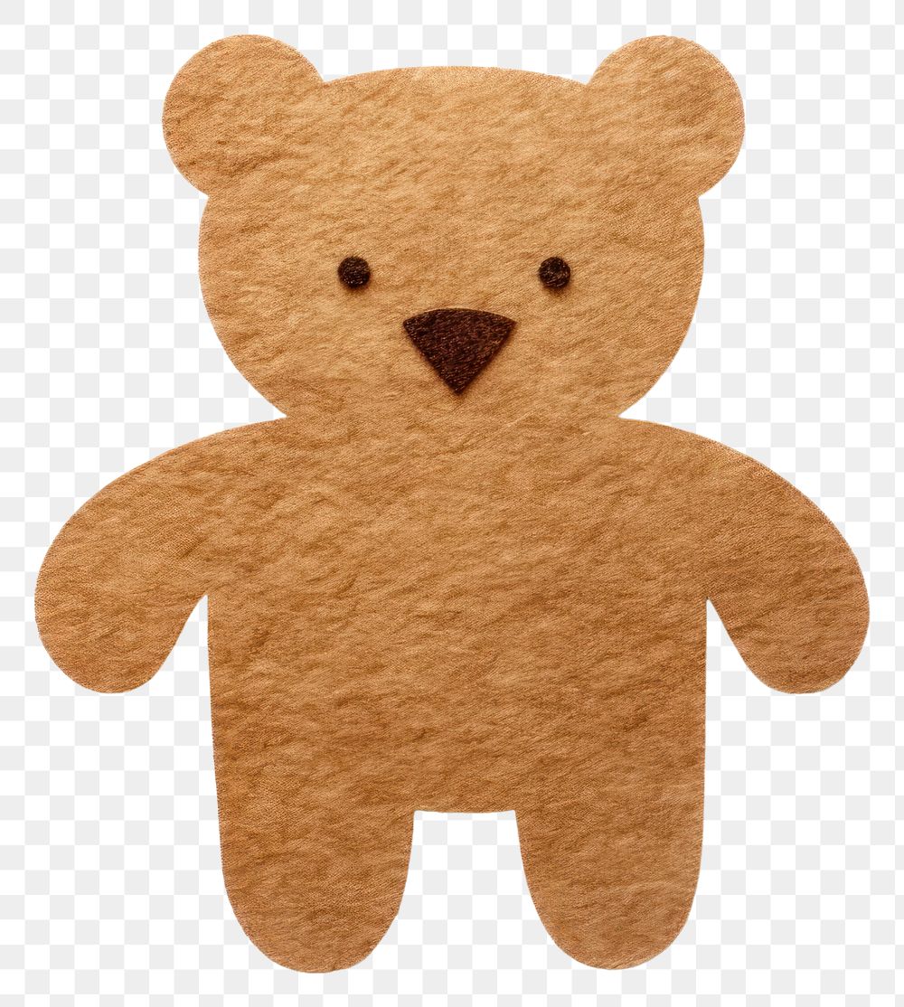 PNG Teddy bear gingerbread cookie cute. 