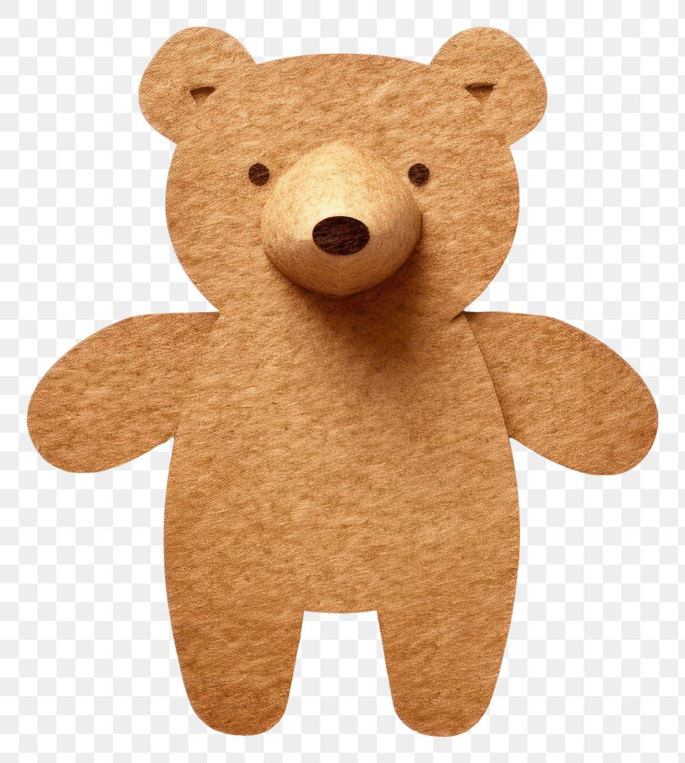 PNG Teddy bear gingerbread cookie plush. 