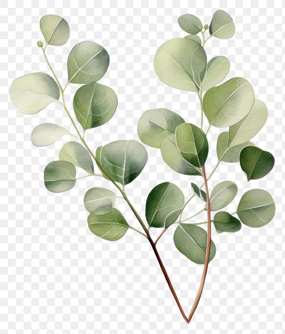 PNG Plant leaf freshness branch. AI generated Image by rawpixel.