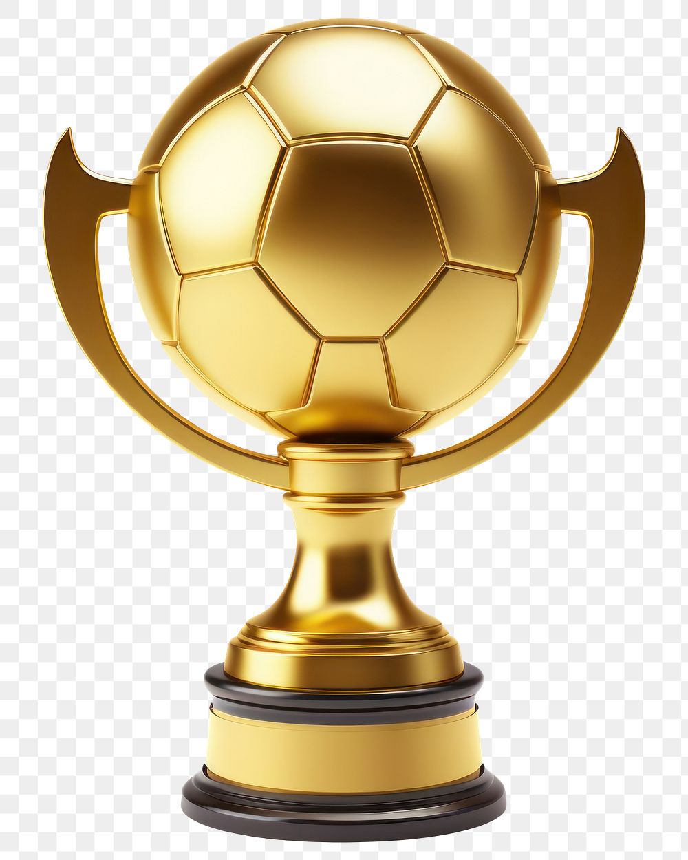 PNG Soccer trophy ball football. 