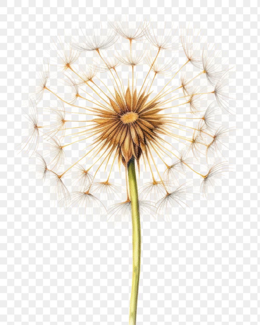 PNG Dandelion flower plant white. AI generated Image by rawpixel.