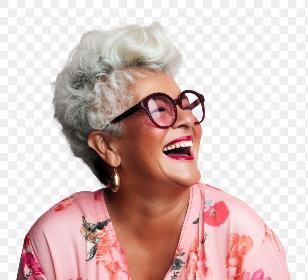 PNG Laughing glasses looking adult. AI generated Image by rawpixel.