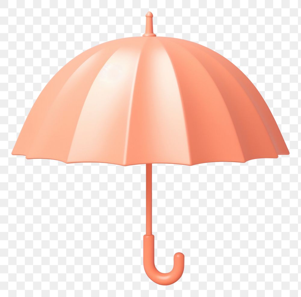 PNG Matte clay umbrella icon lampshade protection simplicity. AI generated Image by rawpixel.