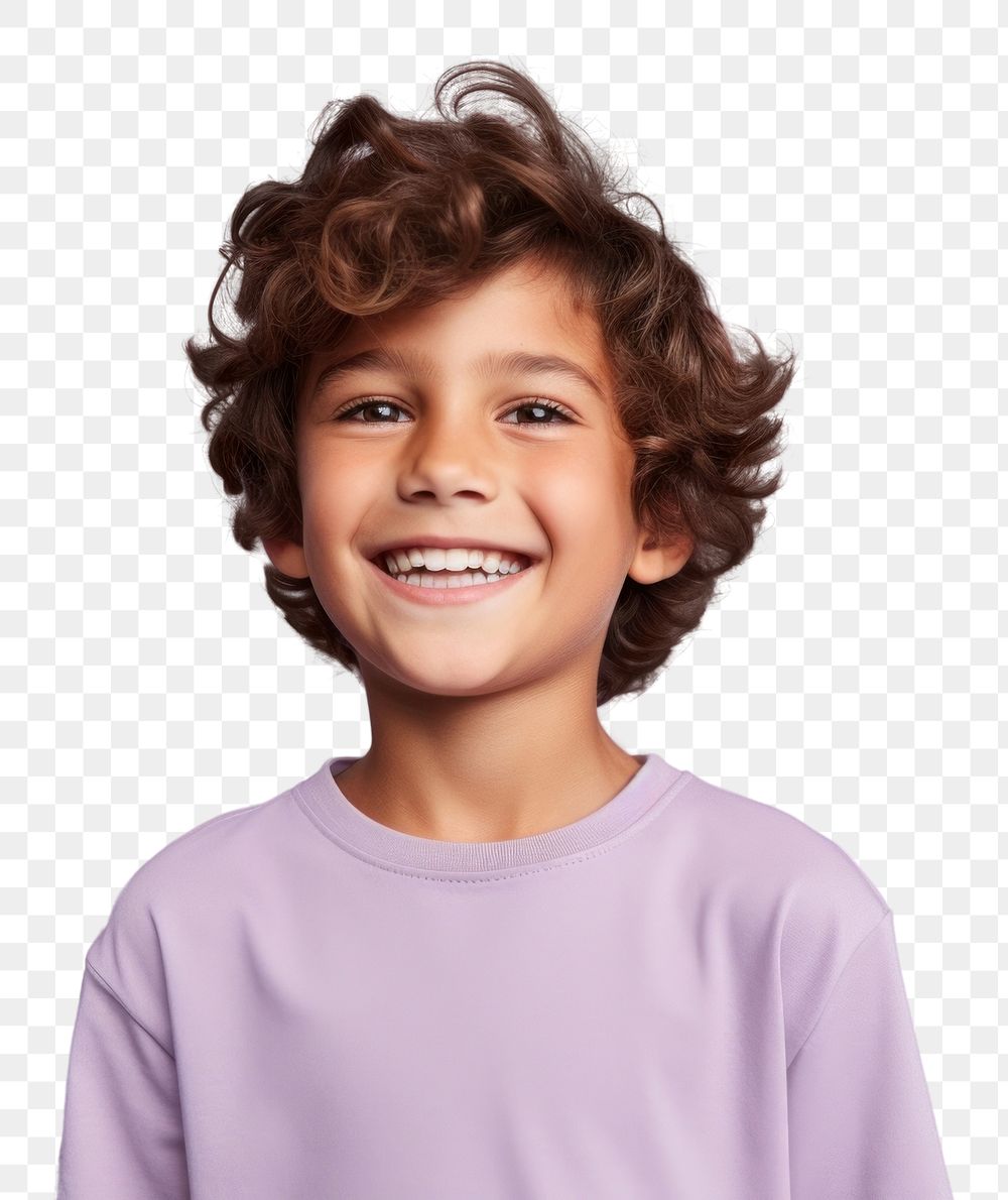 PNG Boy portrait smiling smile. 