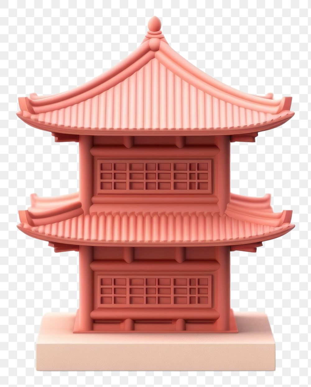 PNG Japanese stamp architecture building temple. AI generated Image by rawpixel.