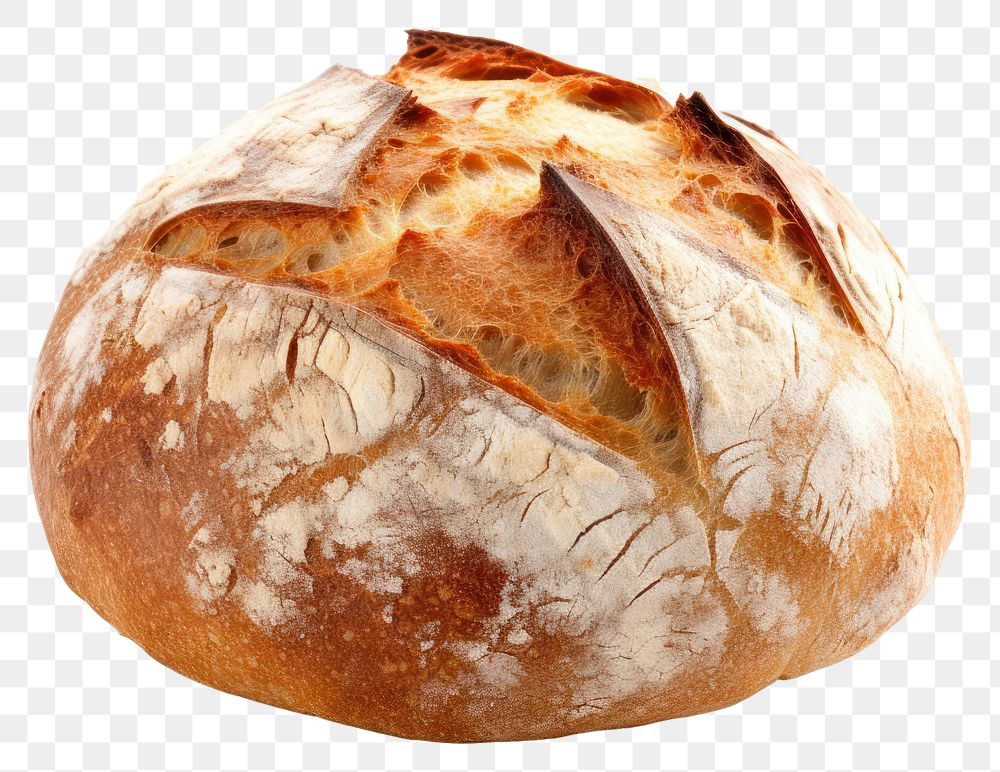 PNG Bread sourdough baked food. AI generated Image by rawpixel.