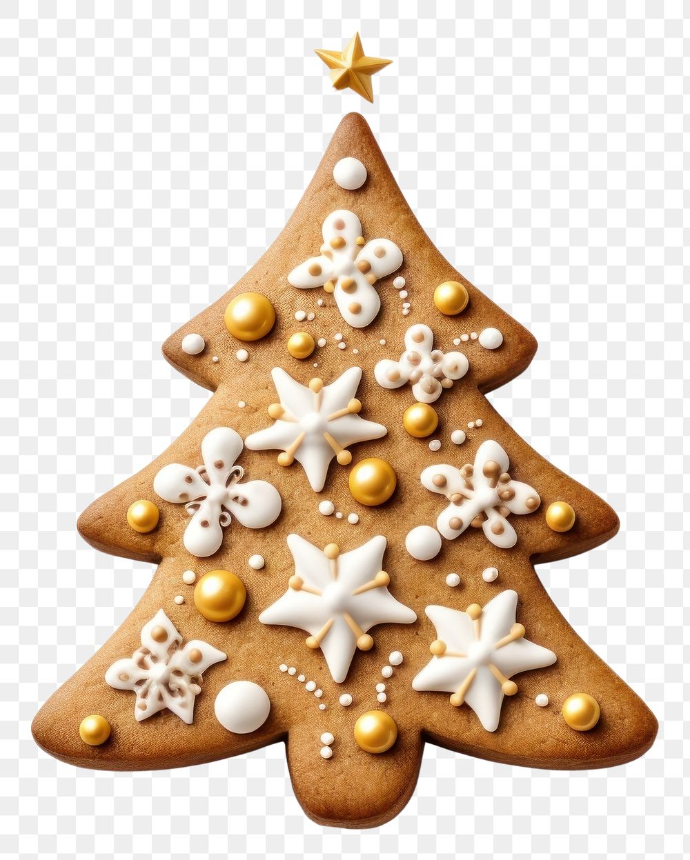 PNG Cookie gingerbread christmas dessert