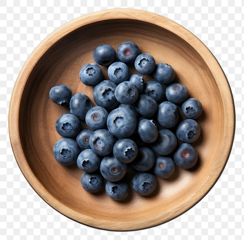 PNG Wooden plate blueberry berries fruit. AI generated Image by rawpixel.