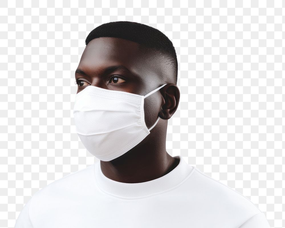 PNG Portrait adult white mask. AI generated Image by rawpixel.