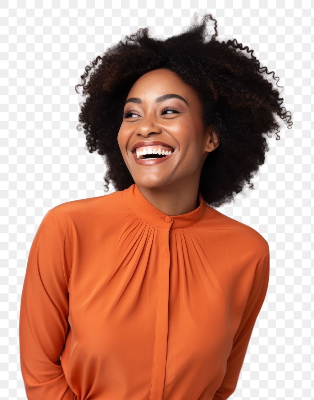 PNG Portrait laughing fashion smiling. AI generated Image by rawpixel.