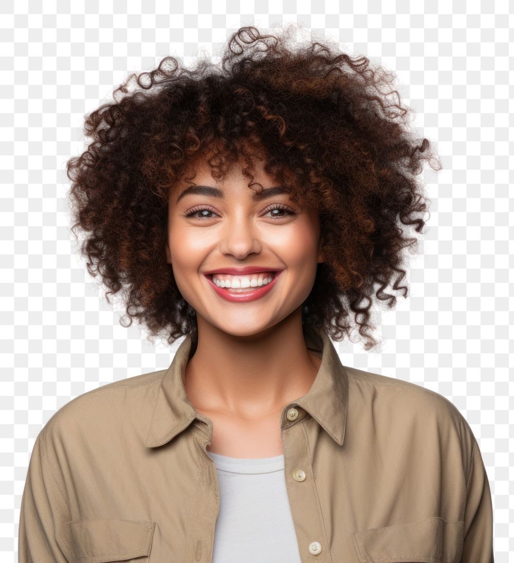 PNG Portrait fashion smiling person. AI generated Image by rawpixel.