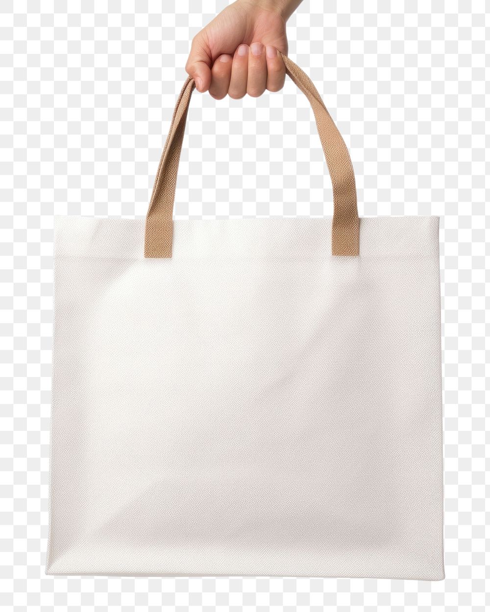 PNG Man holding blank tote bag handbag white accessories. 