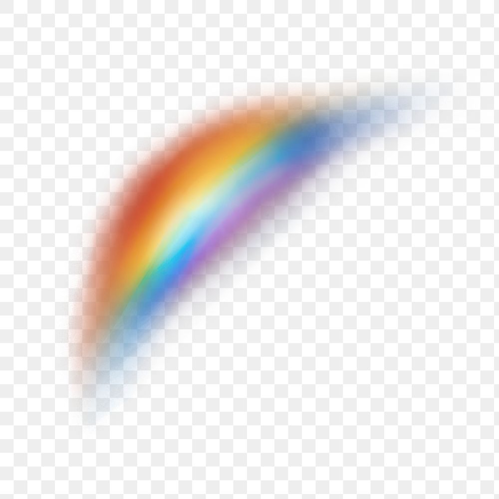 PNG vibrant abstract rainbow arc